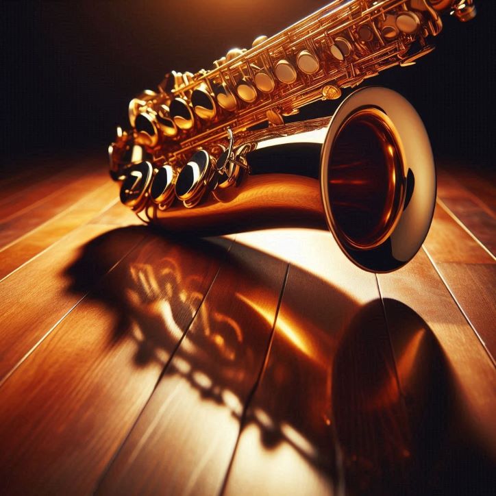 jazz on wooden flooring